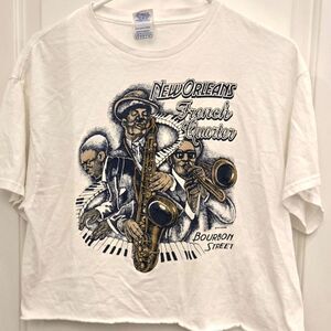 New Orleans Bourbon Street T Shirt, womens medium, never worn. Jazzfest shirt.